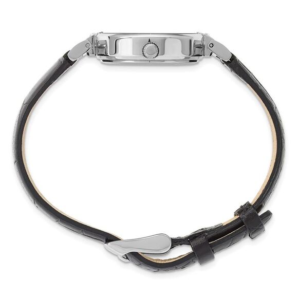 Chisel Ladies Black Dial Black Leather Watch - Picture 4 of 5